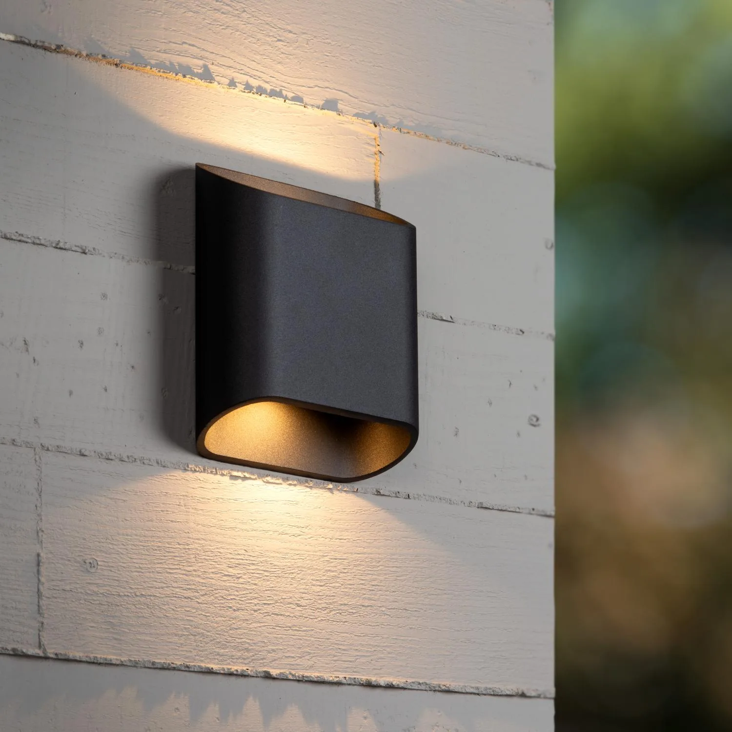 ATILA - Nástenné svetlo vnútorné/vonkajšie - LED tlmené. - 2x5W 2700K - IP65 - čierna – Obrázok 4