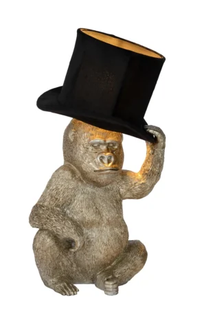 EXTRAVAGANZA GUST – Stolná lampa – Ø 22 cm – 1xE14 – Čierna