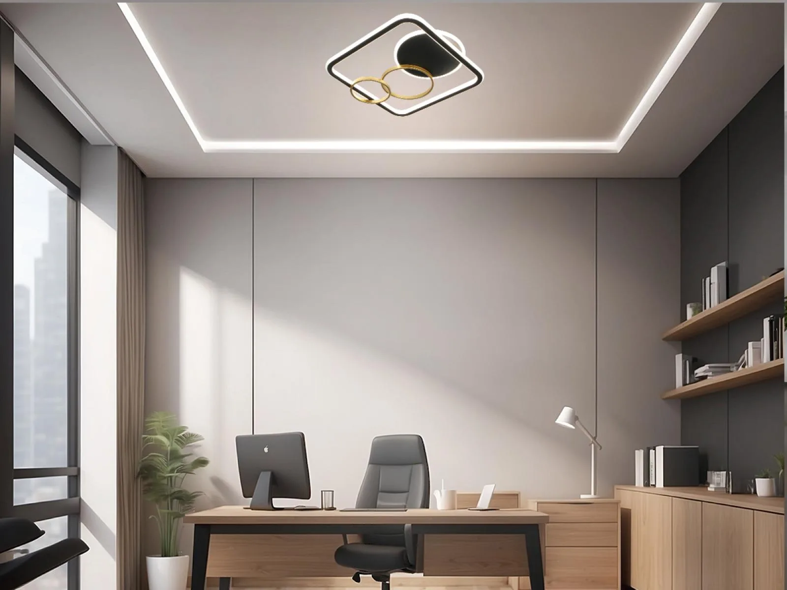 LED stropné svietidlo s diaľkovým ovládačom 70W - TB1305/BG – Obrázok 12