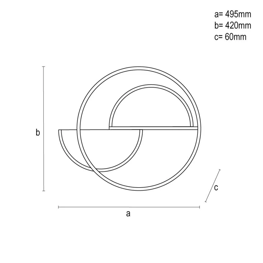LED stropné svietidlo s diaľkovým ovládačom 70W - TA1315/WB – Obrázok 7