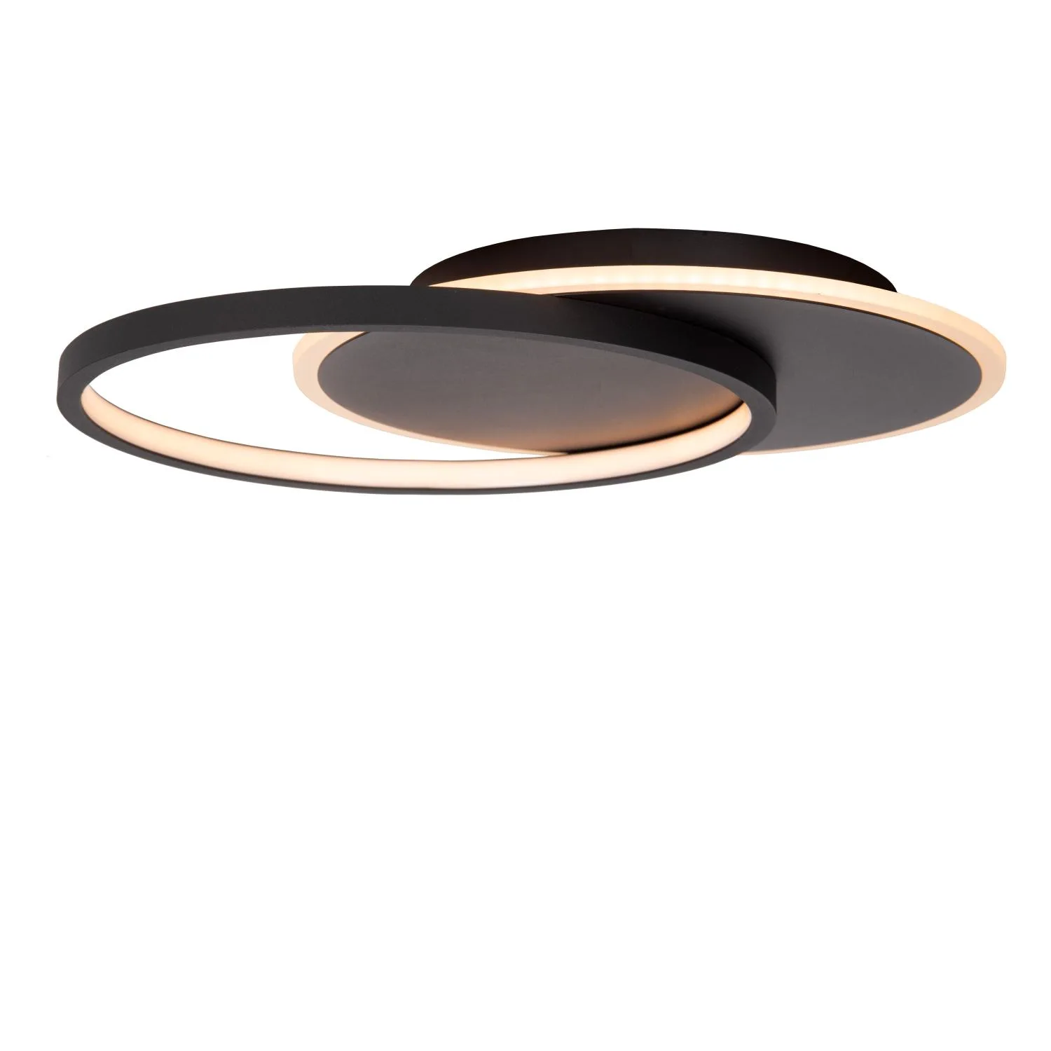 AXELLE – Stropné svietidlo na montáž do roviny – Ø 29,5 cm – LED s 3-stupňovým stmievaním – 1x24 W, 2700 K – čierna – Obrázok 6