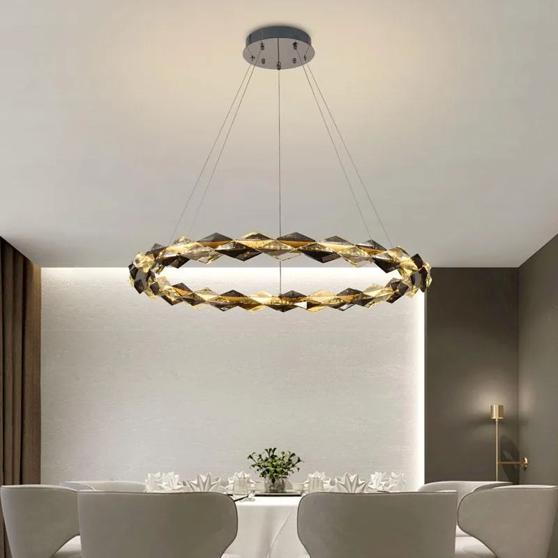 LED závesné svietidlo na lanku + diaľkový ovládač 55W - J6328/CH – Obrázok 11