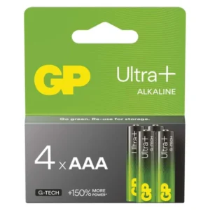 Alkalická batéria GP Ultra Plus LR03 (AAA) 4 ks
