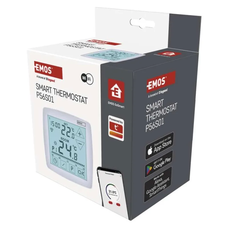Izbový programovateľný drôtový WiFi GoSmart termostat P56S01 – Obrázok 12