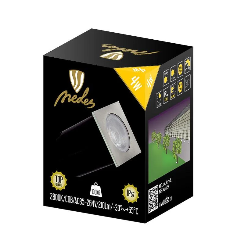 LED vonkajšie podlahové svietidlo 4W / IP67 GL511 / 2800K - LGL514S – Obrázok 7