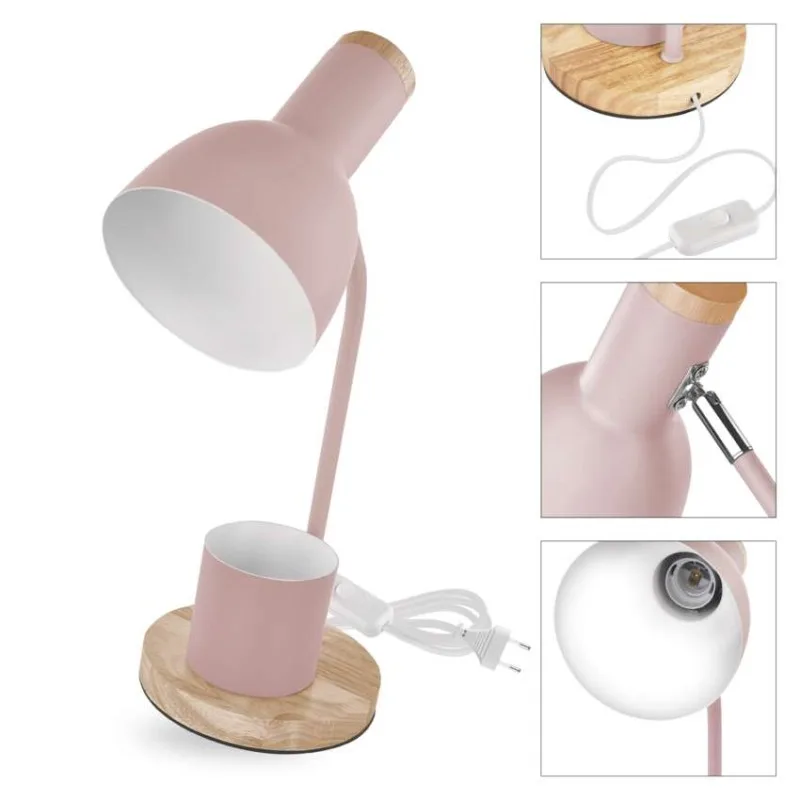 Stolná lampa POPPY, ružová – Obrázok 20