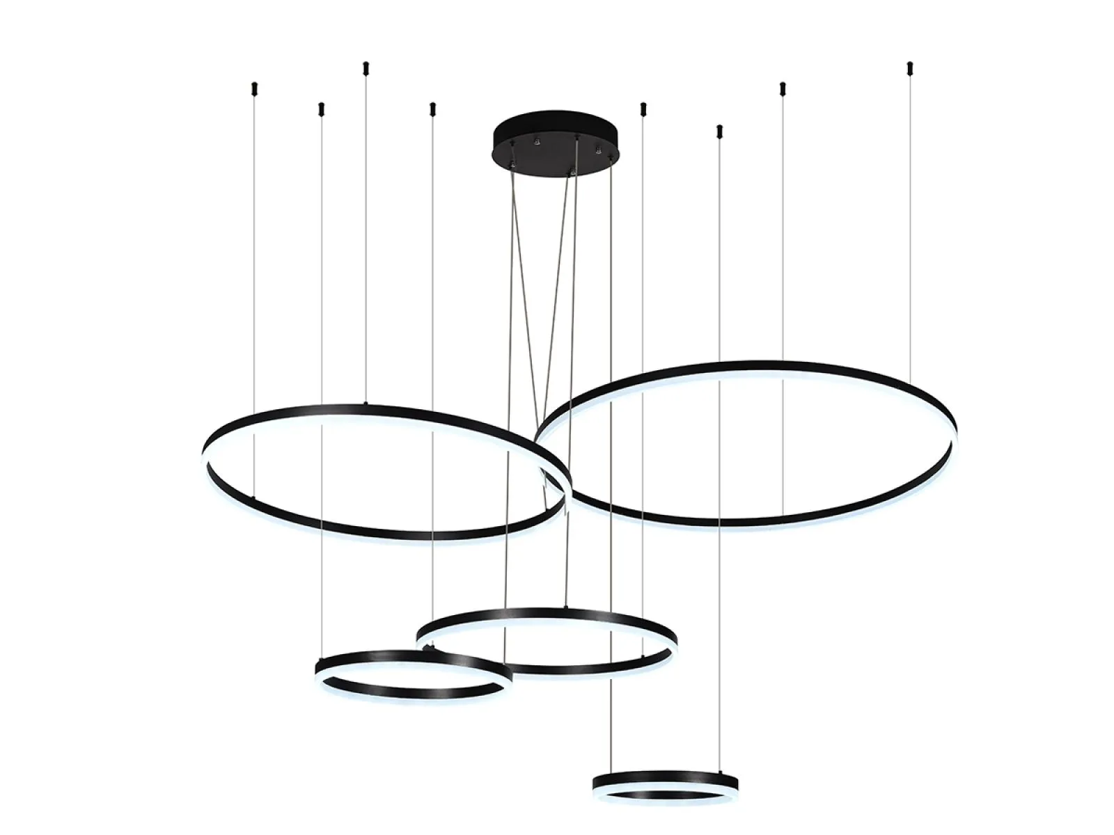 LED závesné svietidlo s diaľkovým ovládačom 220W – Obrázok 16