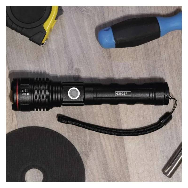 LED nabíjacie kovové svietidlo, 600 lm – Obrázok 3