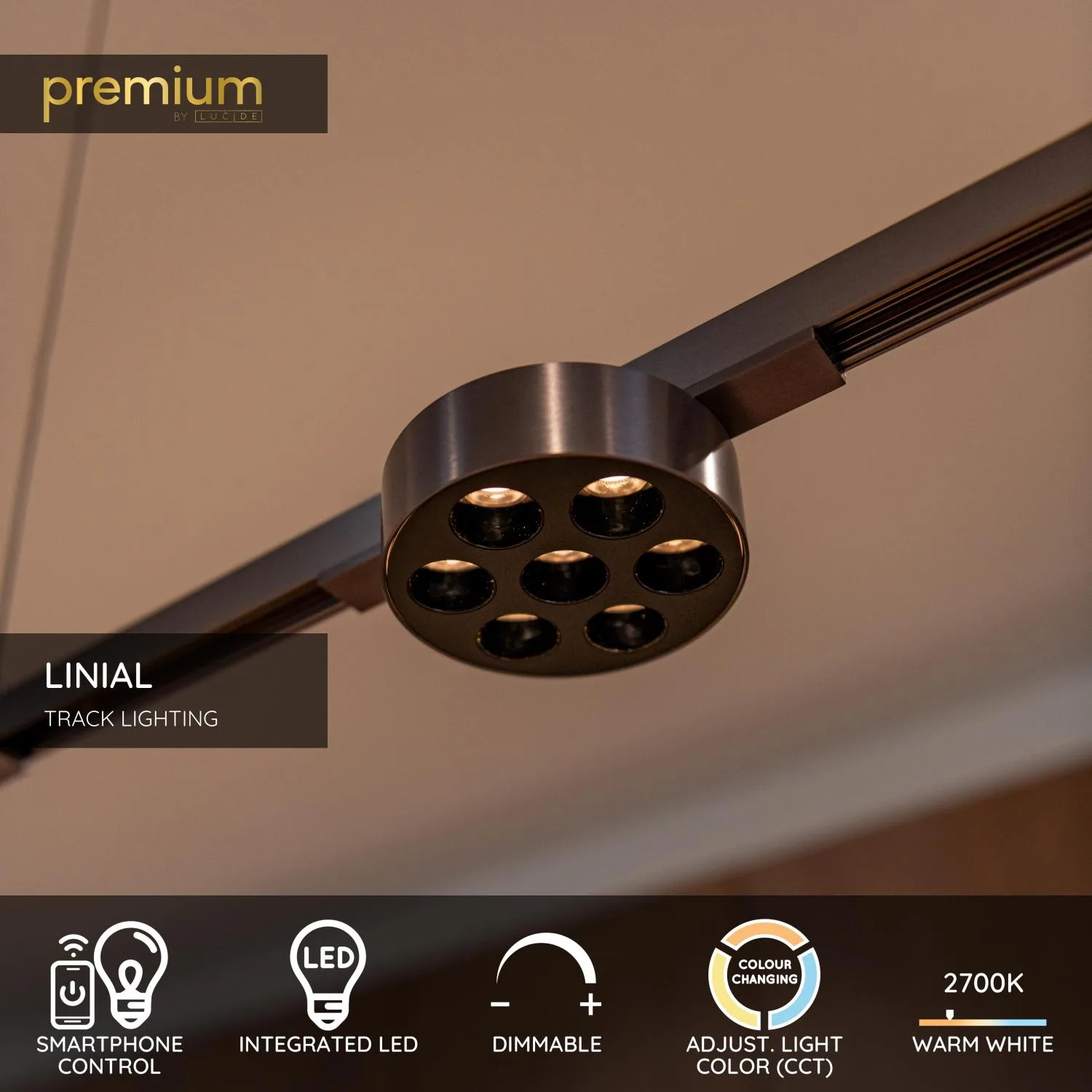 Premium LINIAL XAVI - 1-okruhový osvetľovací systém / Smart Rail Lighting - Smart - 48V koľajnice – Obrázok 10