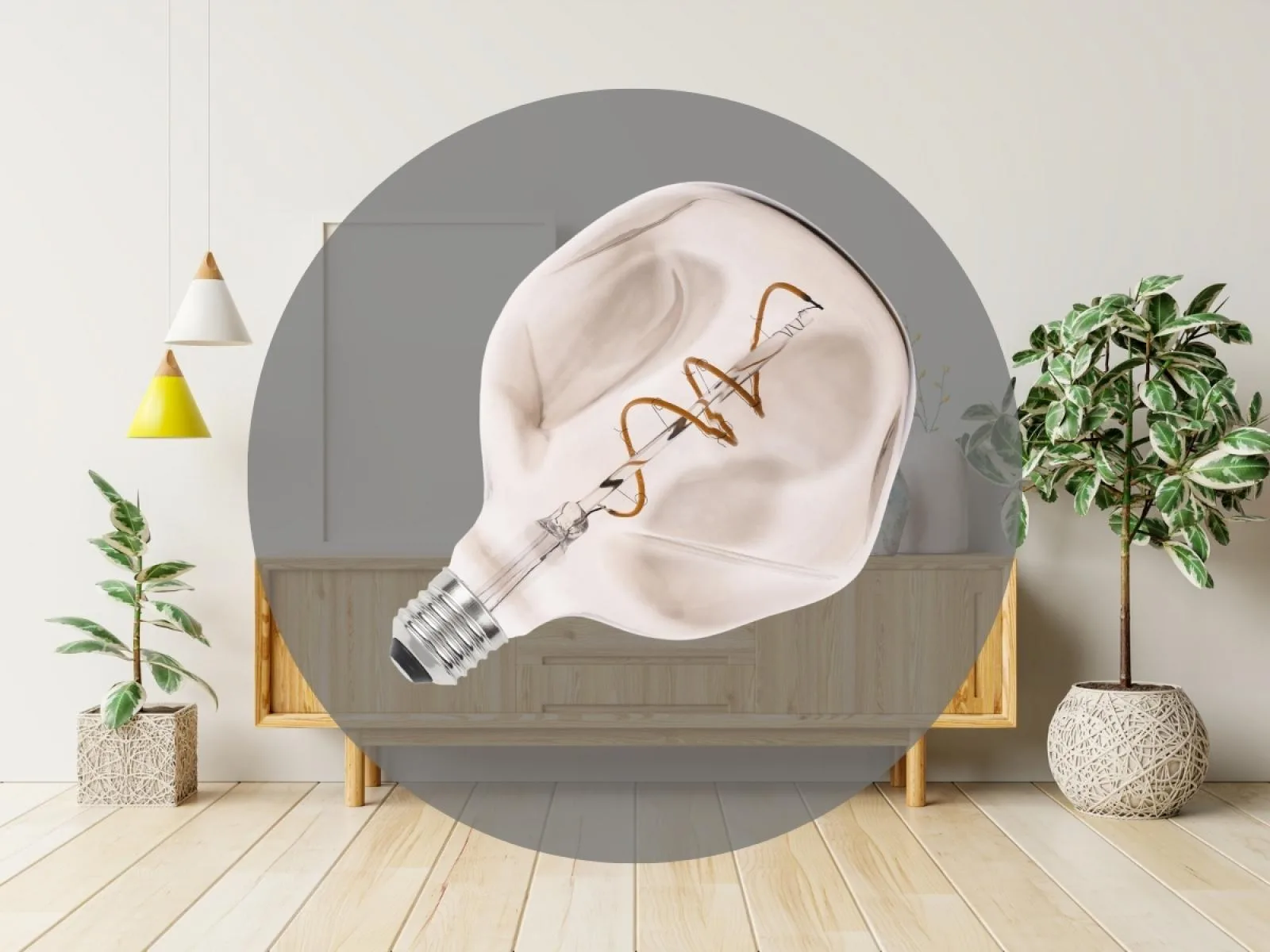 LED dekoratívna žiarovka / filament BUMPED 4W – Obrázok 8