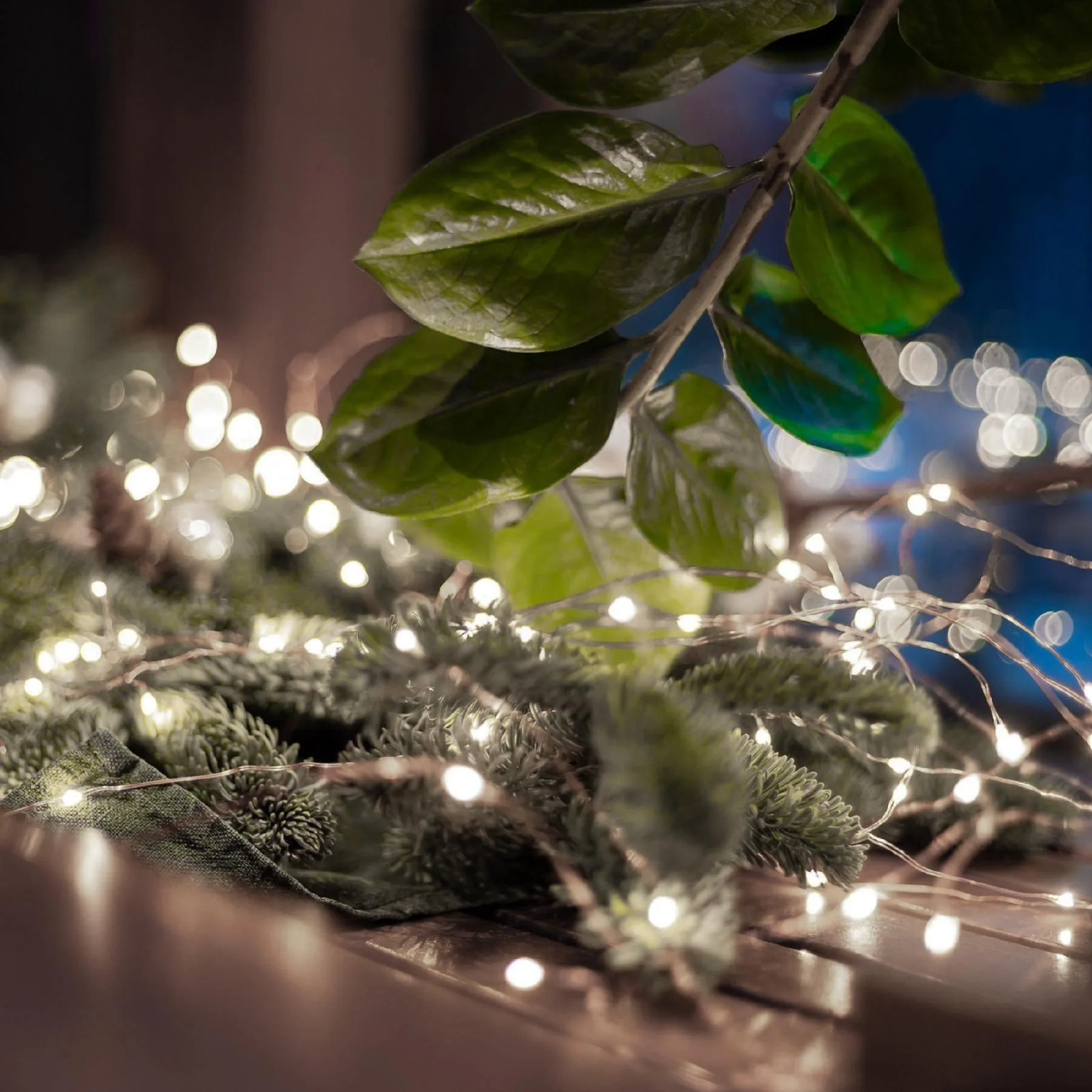 Micro LED svietiaci reťazec, 6/18 h timer, 20 studených bielych micro LED – Obrázok 2
