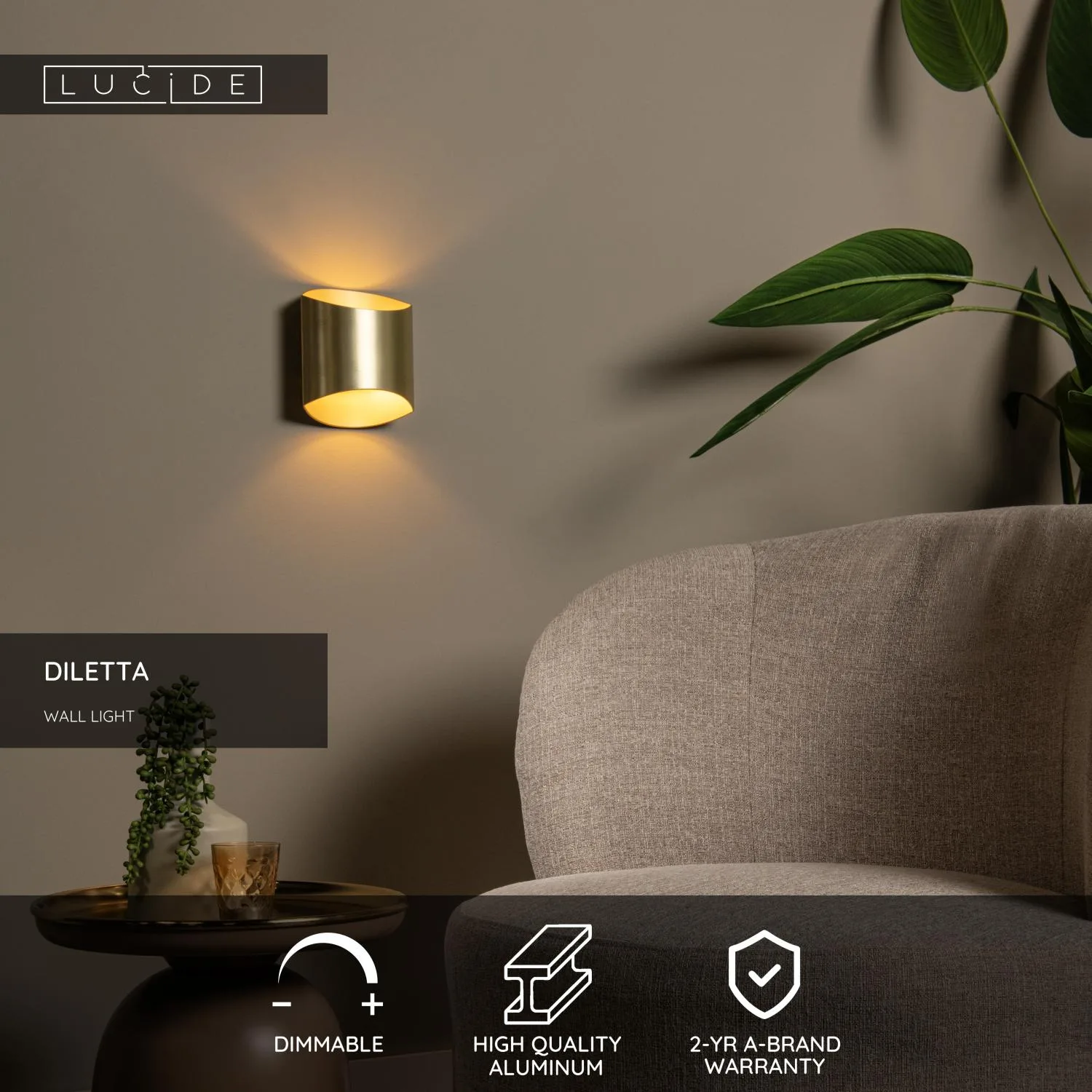 DILETTA – Nástenné svietidlo – 1xG9 – Obrázok 3