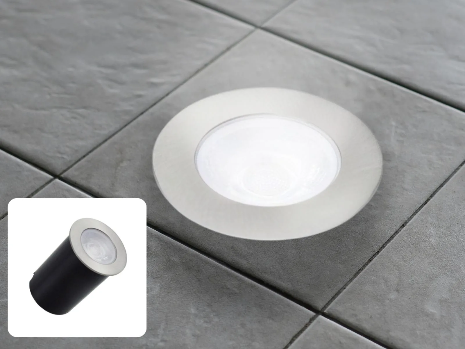 LED vonkajšie podlahové svietidlo 4W / IP67 GL501 / 4000K - LGL524 – Obrázok 3