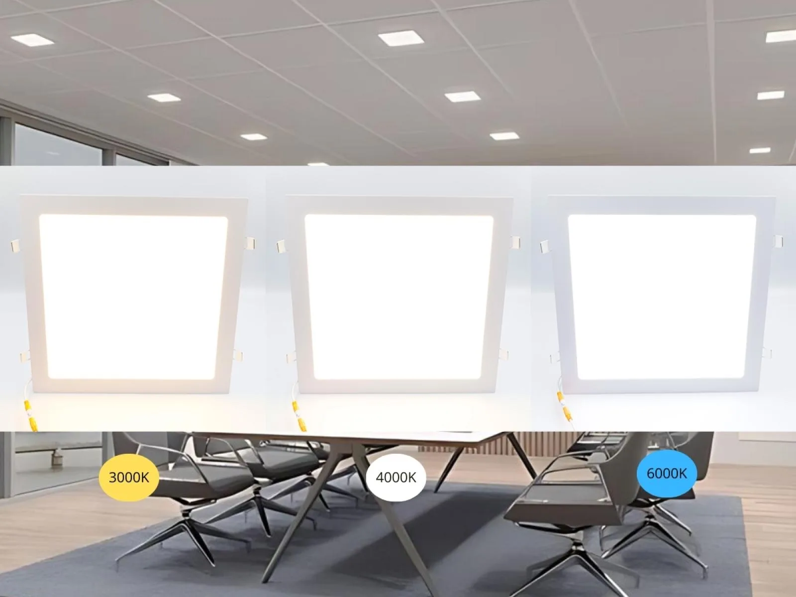 LED vsadený panel 24W / PS / SMD / CCT / WH - LPL235 – Obrázok 6