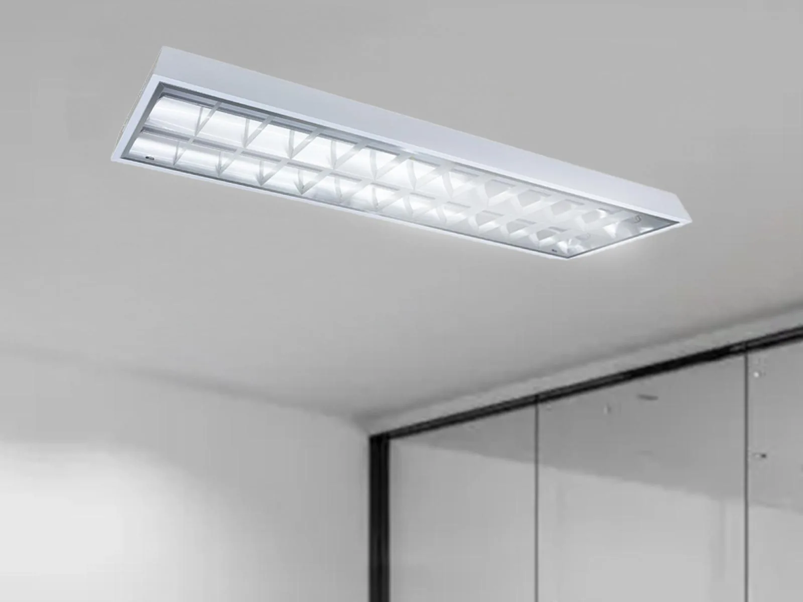 Biele žiarivkové prisadené svietidlo na 2 x T8 ( 120cm LED trubica ) - TL303 – Obrázok 3