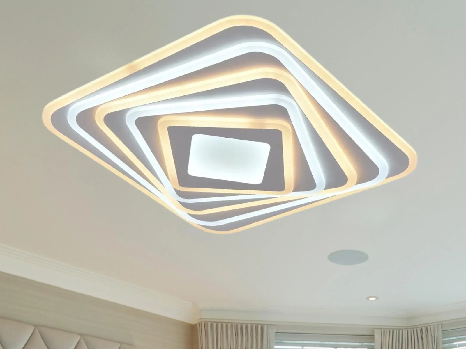 LED stropné svietidlo + diaľkový ovládač 150W - J1302/W – Obrázok 9