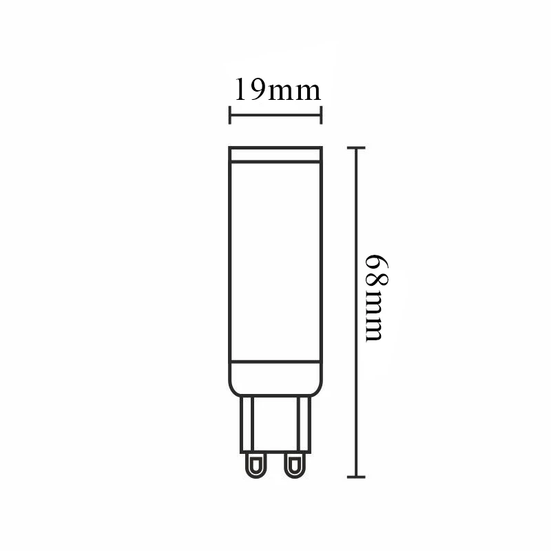 LED žiarovka 6,7W - G9 / SMD / 4000K - ZLS627 – Obrázok 4