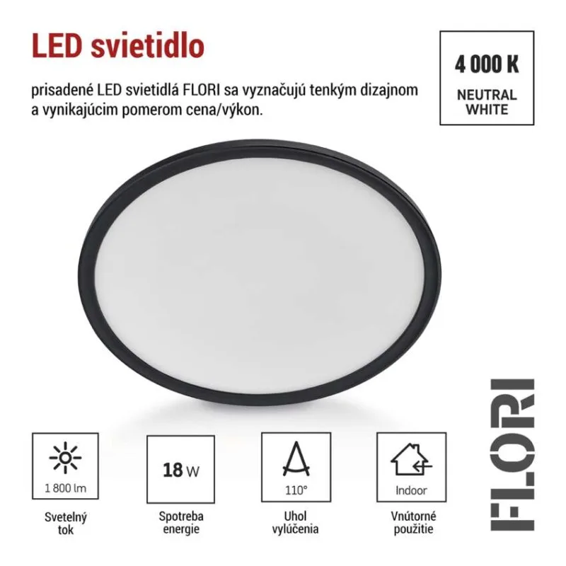 LED prisadené svietidlo FLORI – Obrázok 6