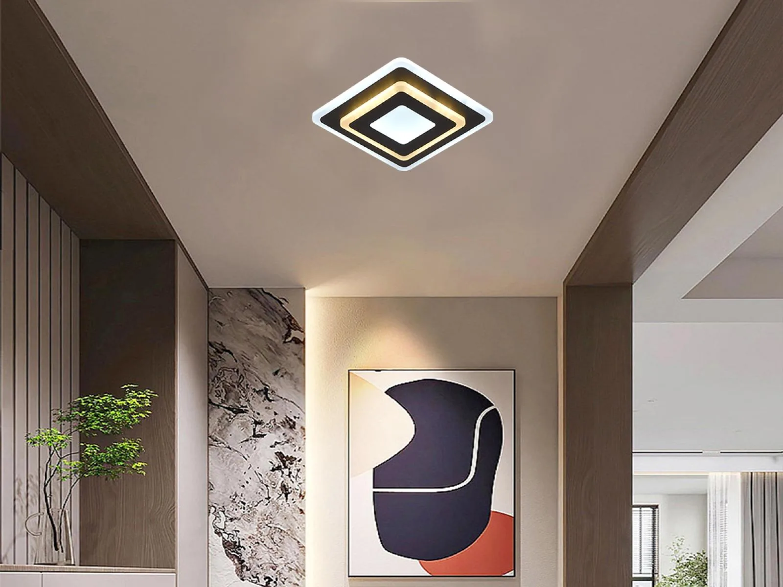 LED nástenné svietidlo s diaľkovým ovládačom 30W - J1346/B – Obrázok 5