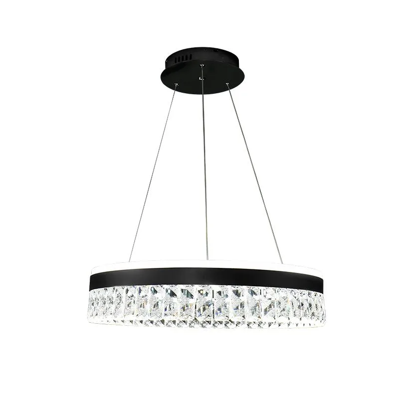 LED luxusné závesné krištáľové svietidlo s diaľkovým ovládačom 90W - TA2300/B – Obrázok 7