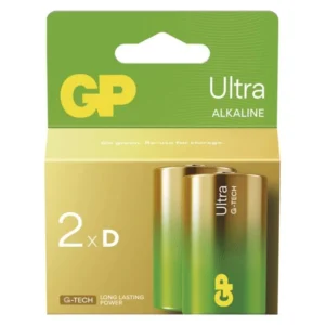 Alkalická batéria GP Ultra LR20 (D), 2 ks