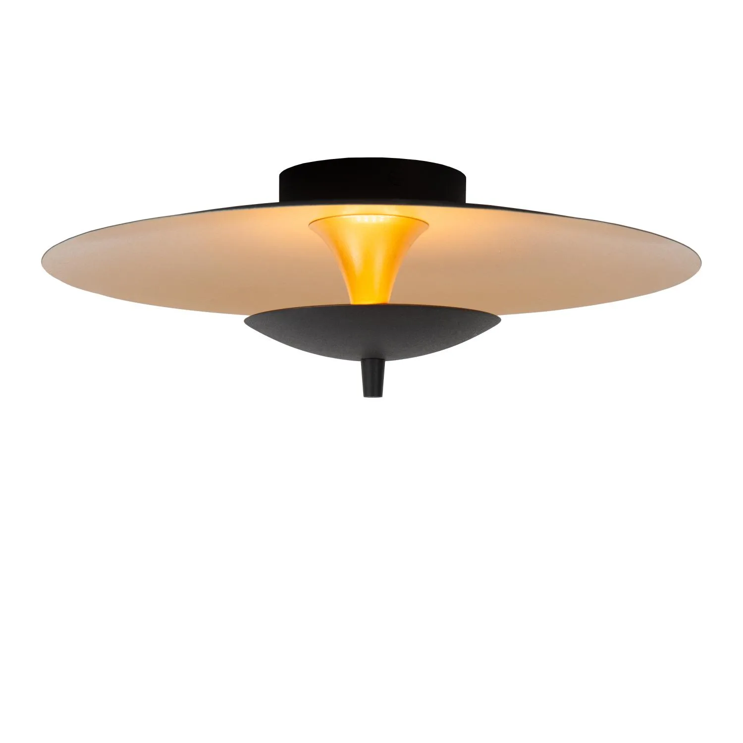 VULCAN – Stropné svietidlo na zapustenie – Ø 35 cm – LED s možnosťou stmievania – 1x9 W, 3000 K – čierna – Obrázok 5