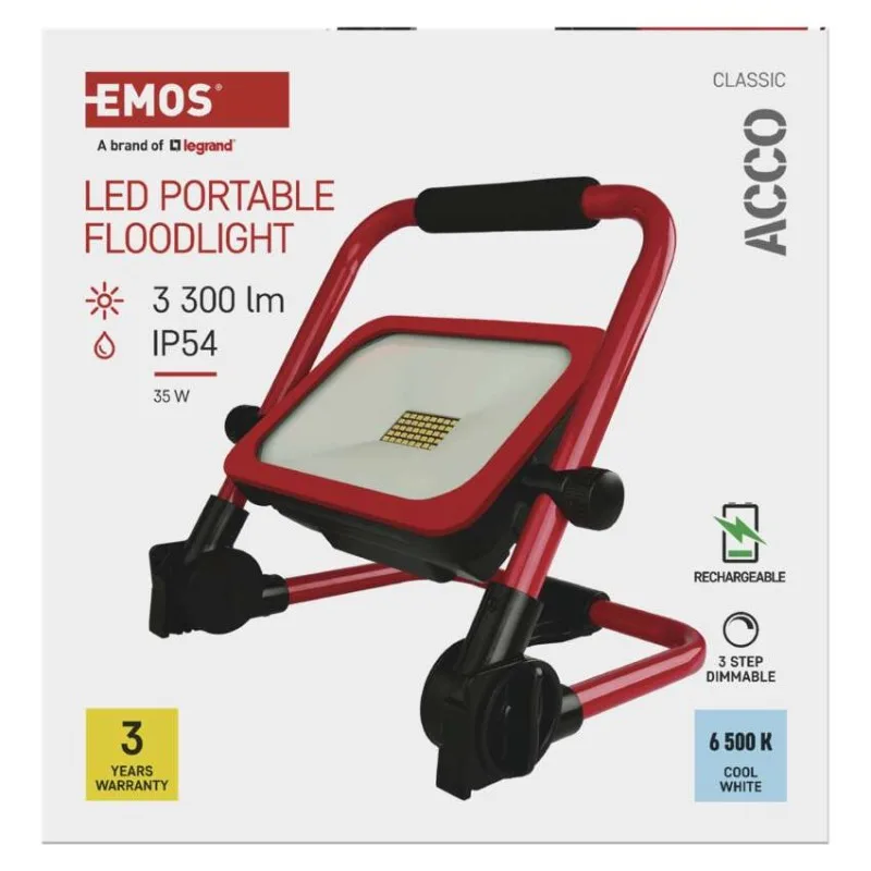 LED reflektor ACCO nabíjací prenosný, – Obrázok 101