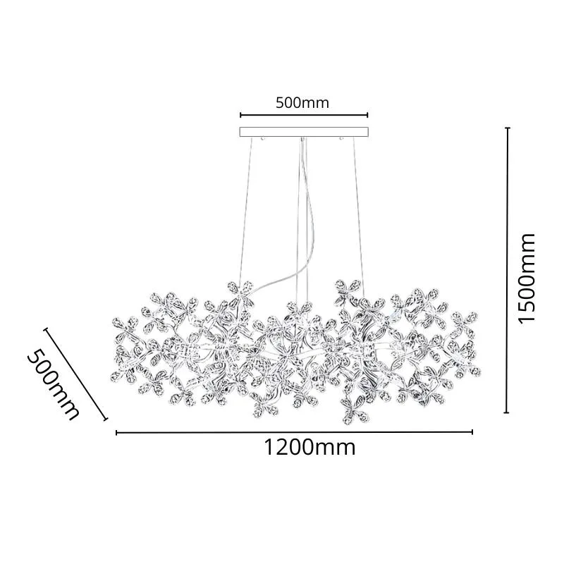 Luxusný závesný krištáľový luster 13 x G9 - CA032/1200L – Obrázok 13