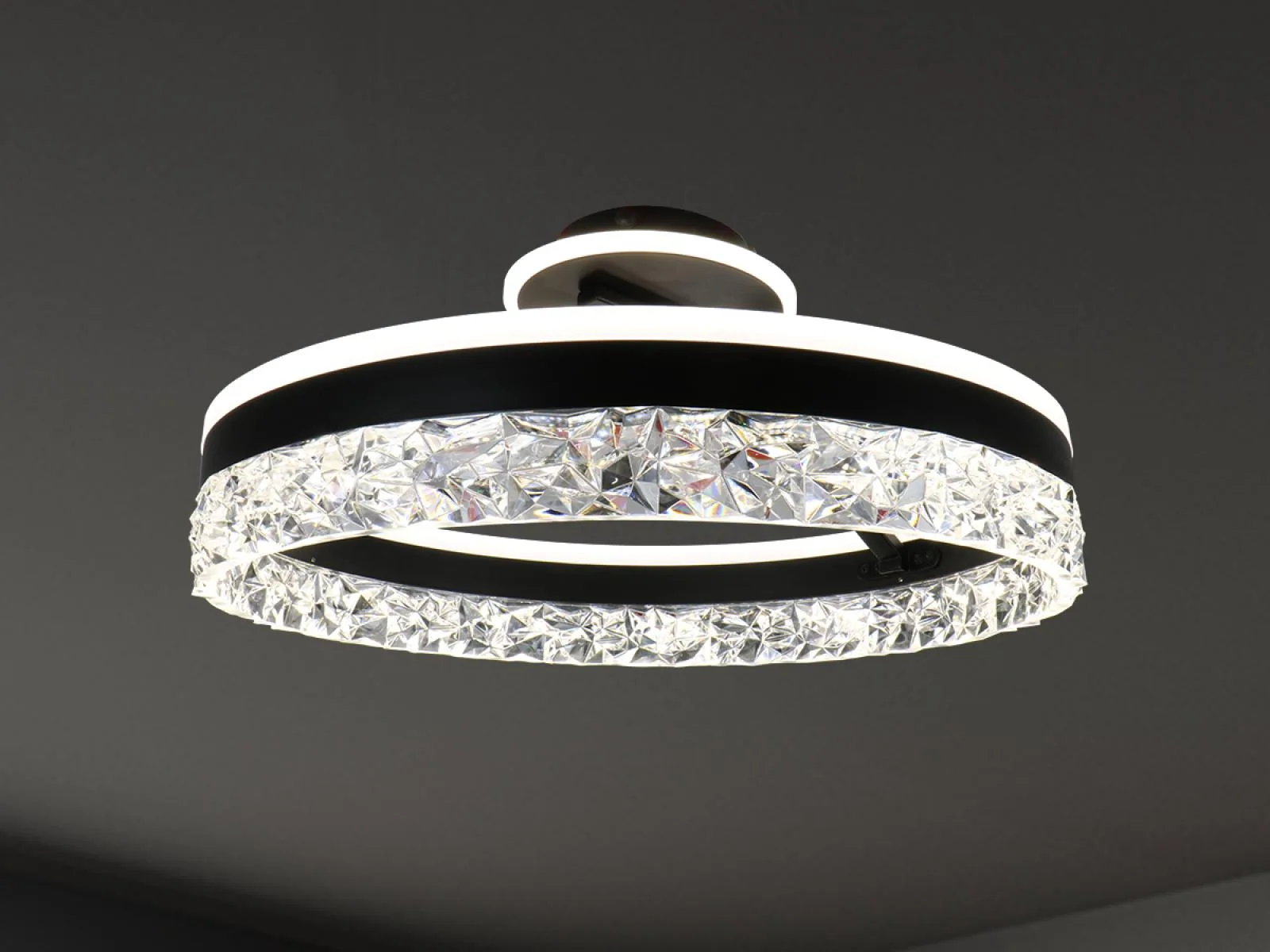 LED luxusné stropné krištáľové svietidlo s diaľkovým ovládačom 85W - TA1306/B – Obrázok 3