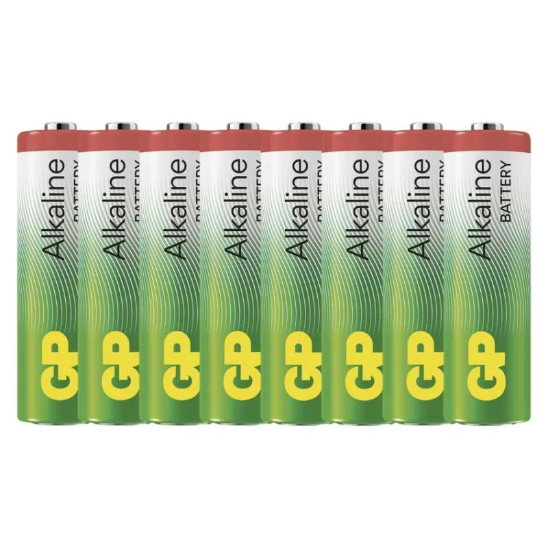 Alkalická batéria GP Alkaline LR6 (AA), 8 ks – Obrázok 2