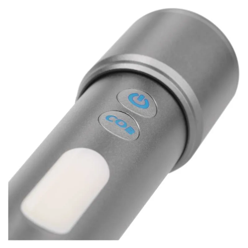 LED nabíjacie ručné kovové svietidlo, 600 lm, 1 200 mAh – Obrázok 14