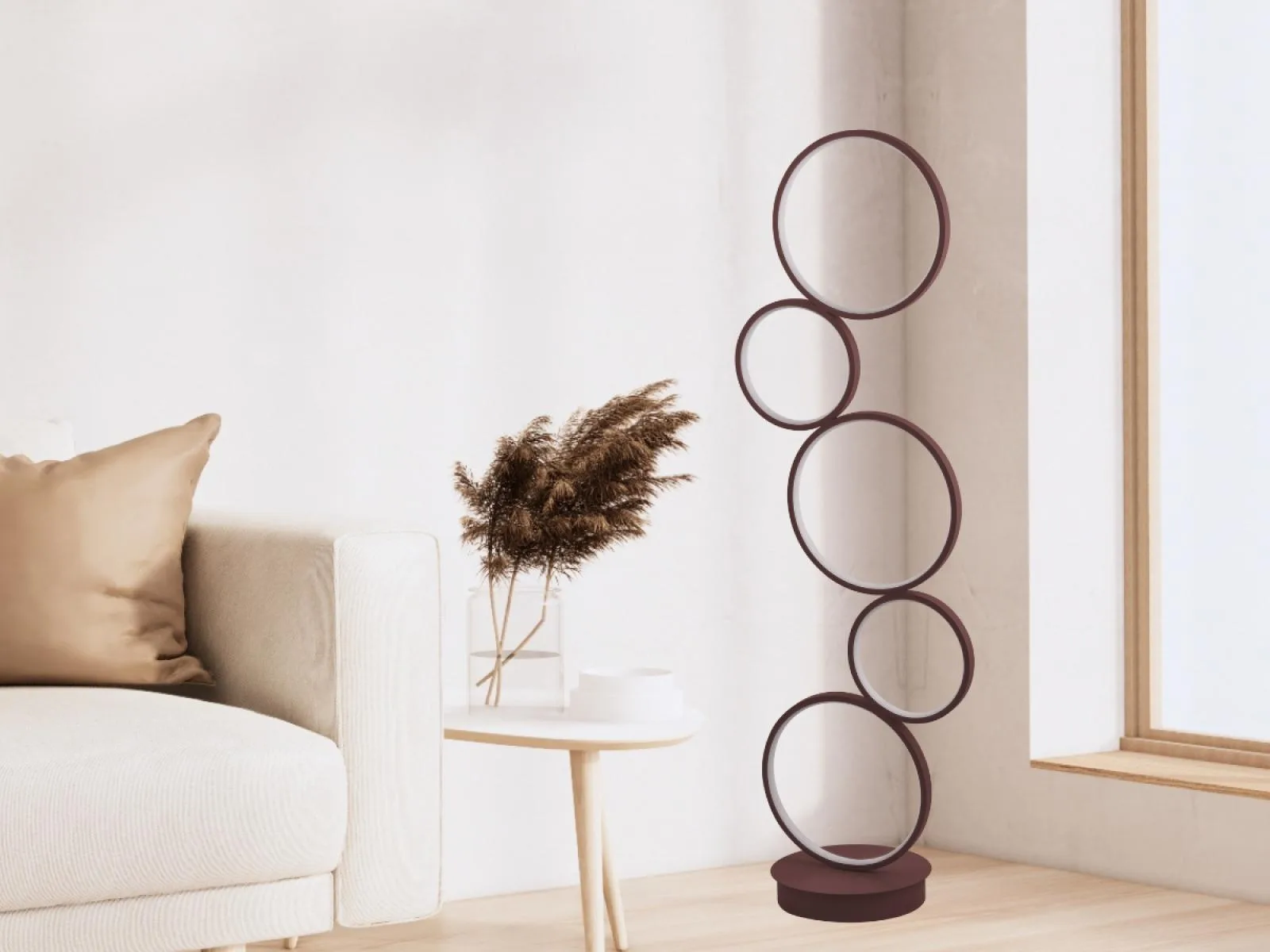 LED dizajnová stojaca lampa 85W – Obrázok 19
