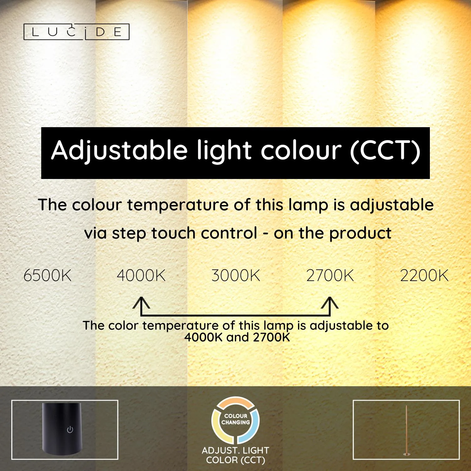 GRIFFITH – Stojaca lampa – Ø 21 cm – Stmievateľné LED – CCT – 1x18 W 2700 K/4000 K – Bronzová | Premium – Obrázok 4