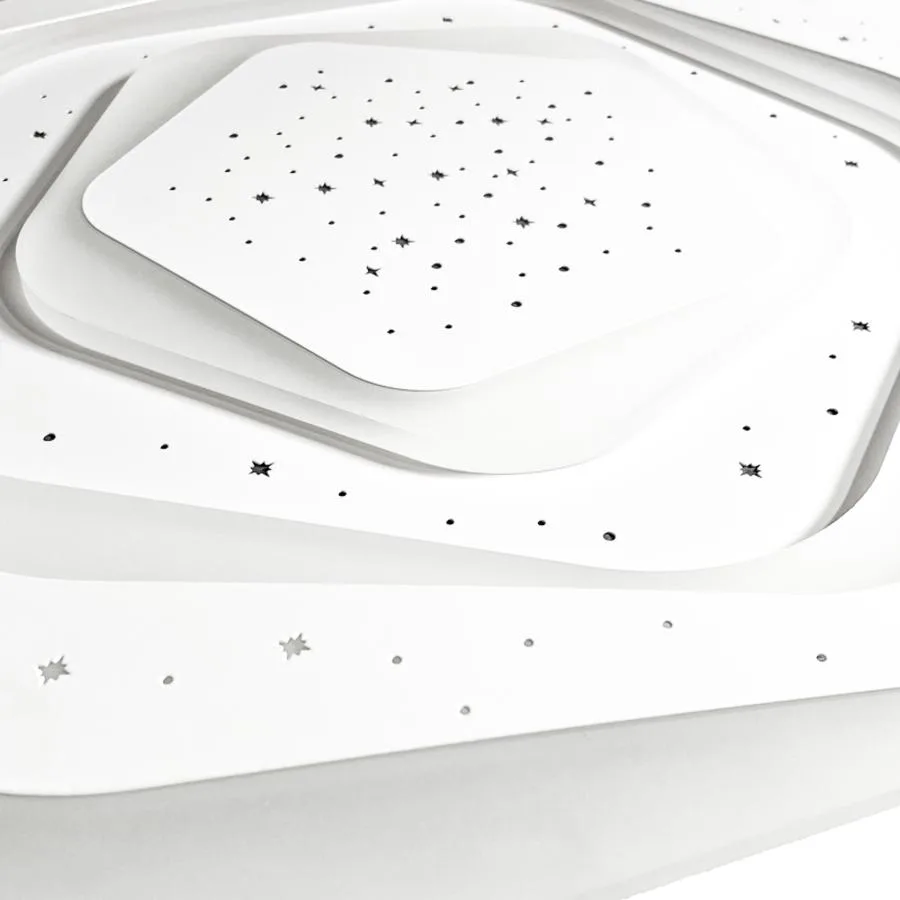 LED stropné svietidlo + diaľkový ovládač 105W - J1306/W – Obrázok 8