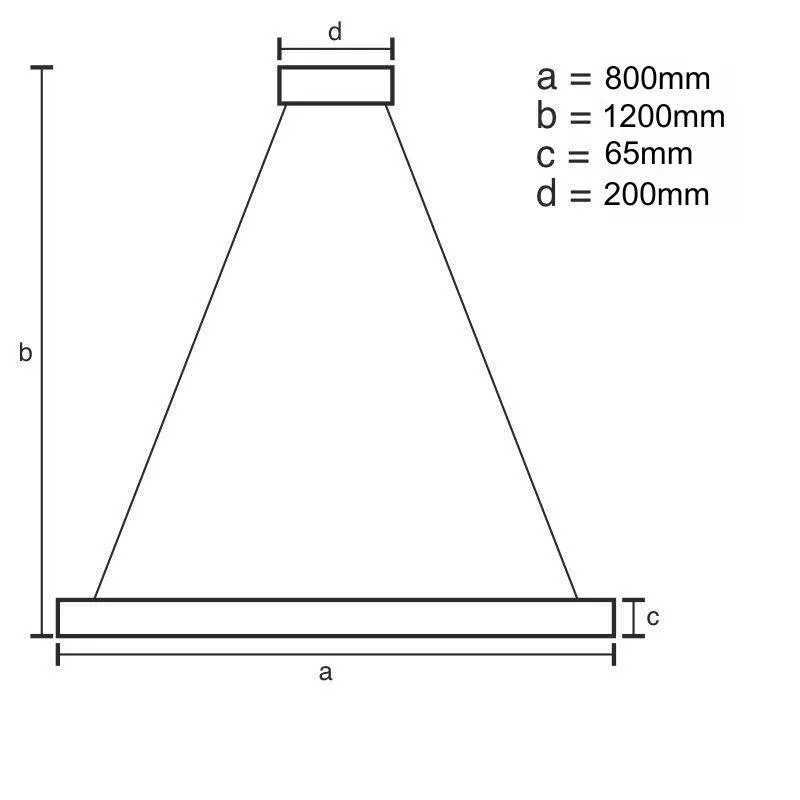 LED závesné svietidlo na lanku + diaľkový ovládač 55W - J6328/CH – Obrázok 9