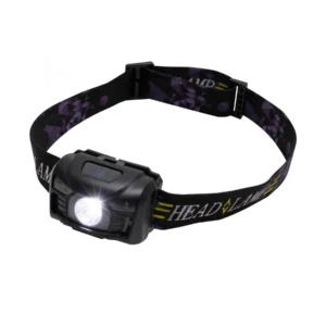Nabíjateľná LED čelovka, PIR, 100 lm