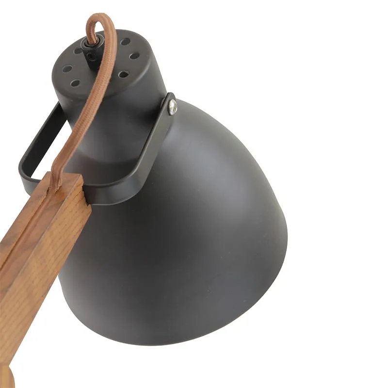 Stolná lampa z masívneho dreva E27 / 60W - WRE151 – Obrázok 9