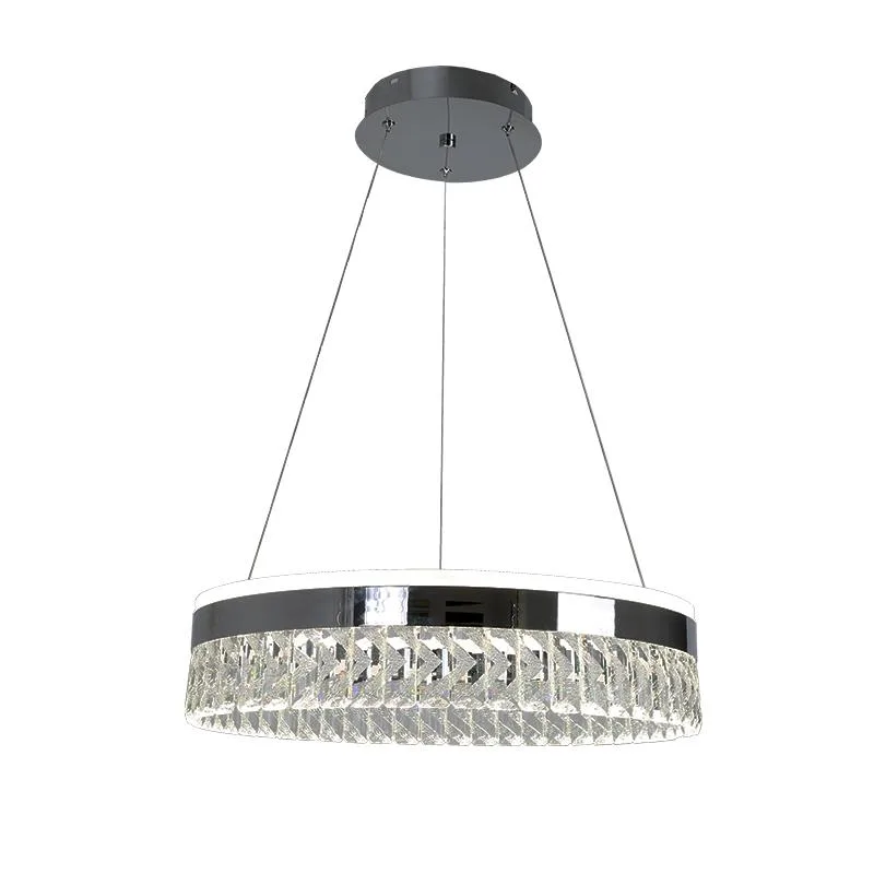 LED luxusné závesné krištáľové svietidlo s diaľkovým ovládačom 90W - TA2300/CH – Obrázok 10