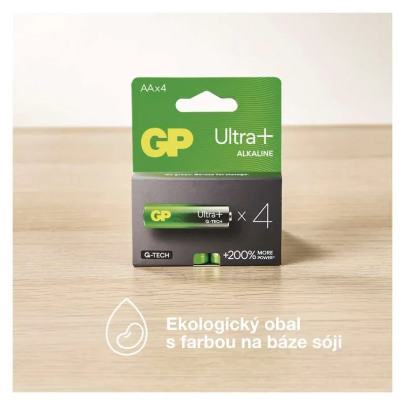 Alkalická batéria GP Ultra Plus LR6 (AA), 2 ks – Obrázok 6