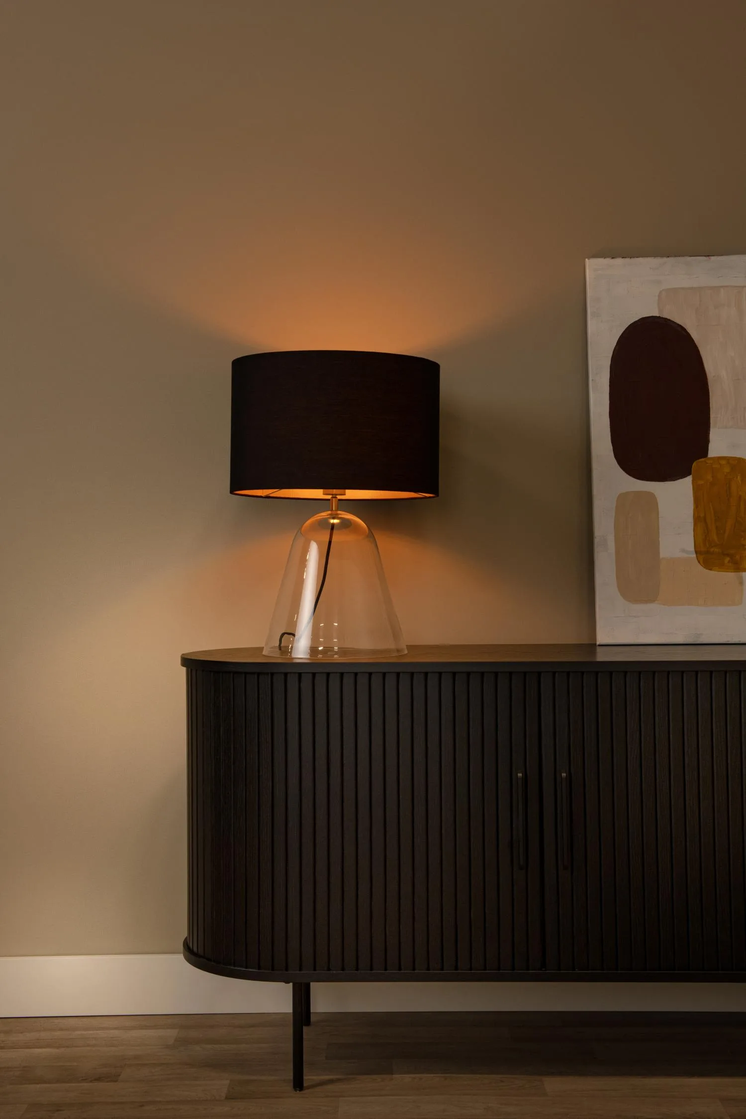CAMPANA – Stolná lampa – 1xE27 – priehľadná – Obrázok 4