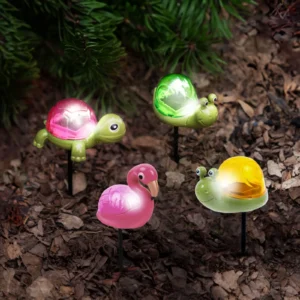 Zapichovací solár - viac druhov - biela LED - 10 x 6 x 15 cm
