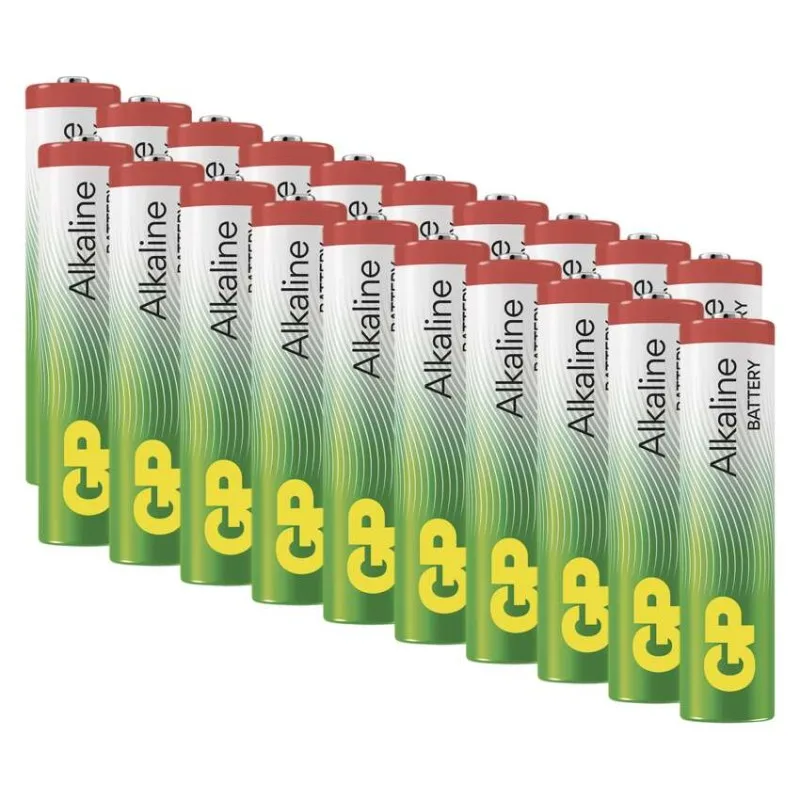 Alkalická batéria GP Alkaline LR03 (AAA), 20 ks – Obrázok 3