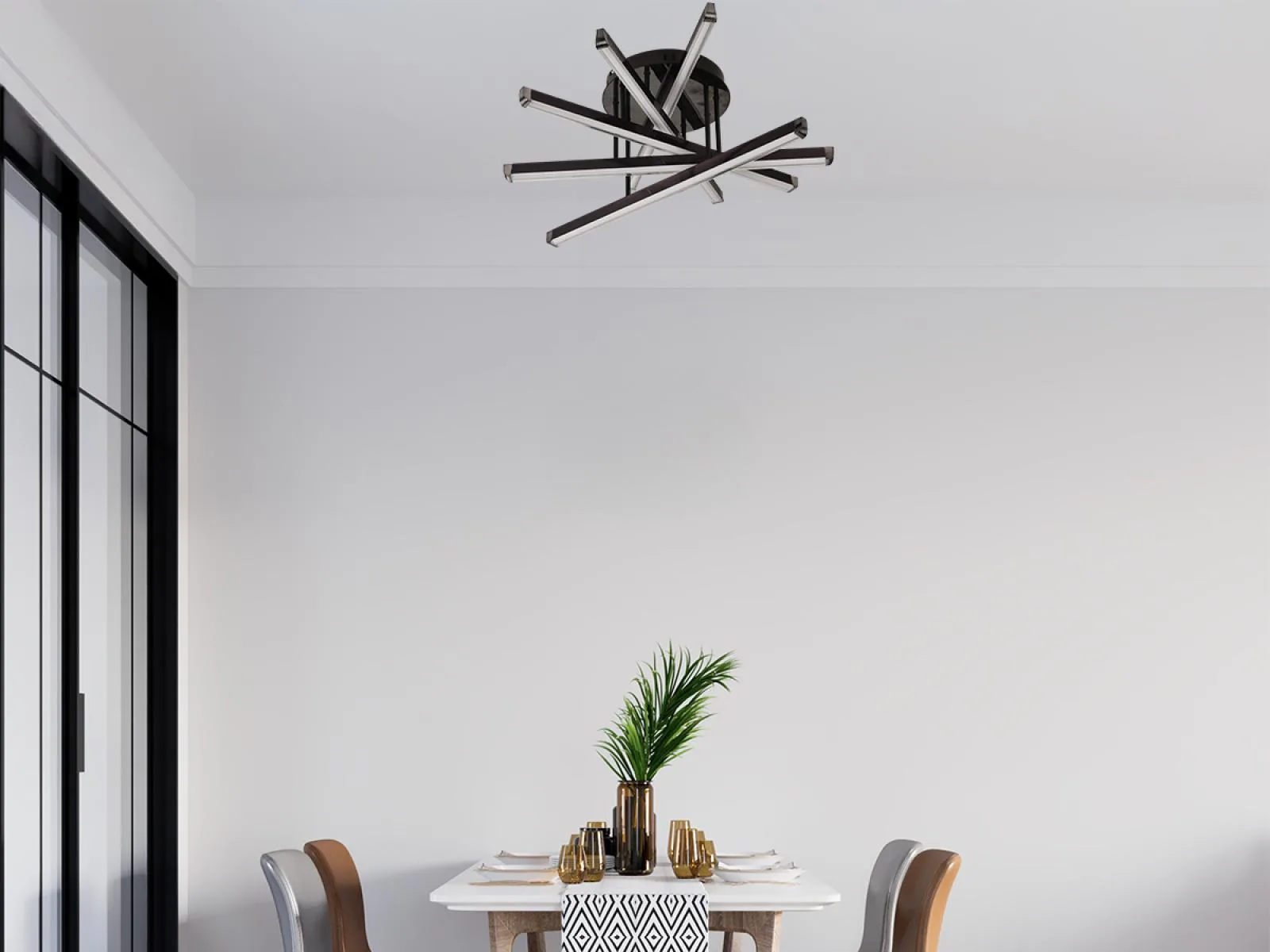 LED stropné svietidlo s diaľkovým ovládačom 75W - J3369/BCH – Obrázok 7