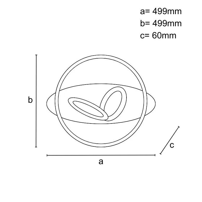 LED stropné svietidlo s diaľkovým ovládačom 105W - J1337/W – Obrázok 11