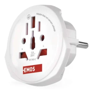 Cestovný univerzálny adaptér pre cudzincov do stred. Európy