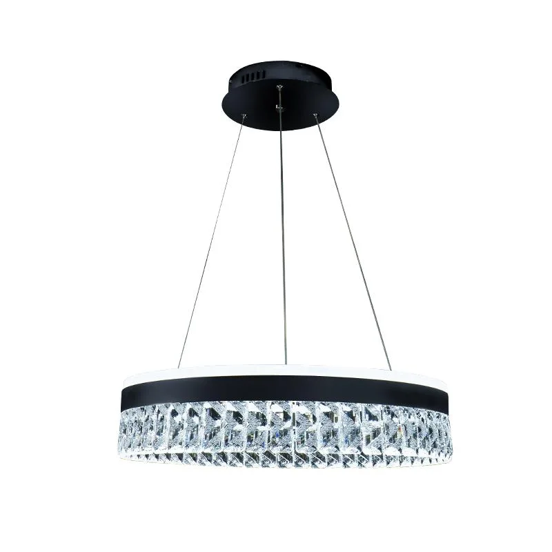 LED luxusné závesné krištáľové svietidlo s diaľkovým ovládačom 90W - TA2300/B – Obrázok 2