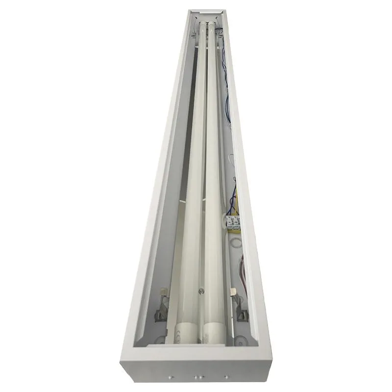 Biele žiarivkové prisadené svietidlo na 2 x T8 ( 120cm LED trubica ) - TL301 – Obrázok 2