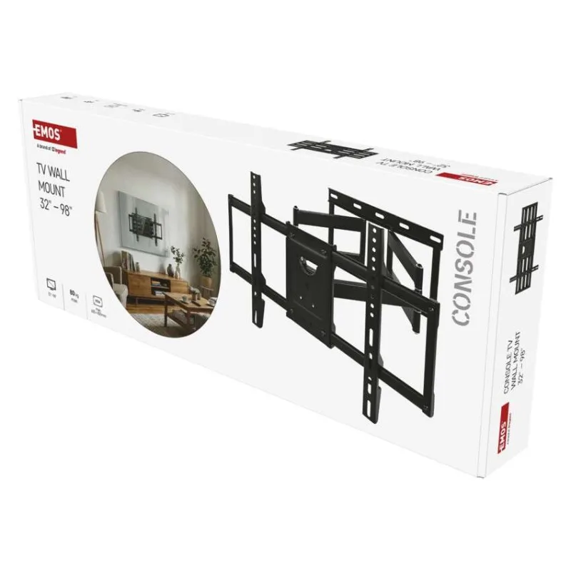 Konzolový nástenný TV držiak 32–98" (81–249 cm) – Obrázok 6