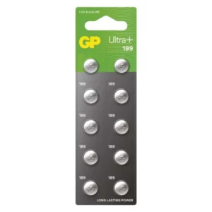 Alkalická gombíková batéria GP Ultra Plus LR54 (189F), 10 ks