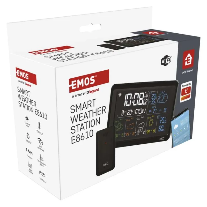 GoSmart bezdrôtová meteostanica E8610 s WiFi – Obrázok 18